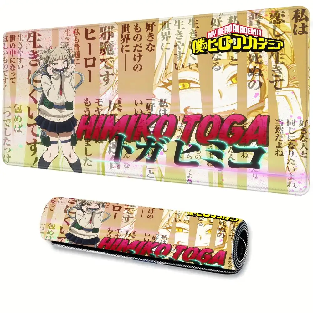 

Anime girl H Himiko Toga Mousepad Mouse Mat With Pad gaming accessories Prime Gaming XXL Keyboard Pad Stitch Padding Mat