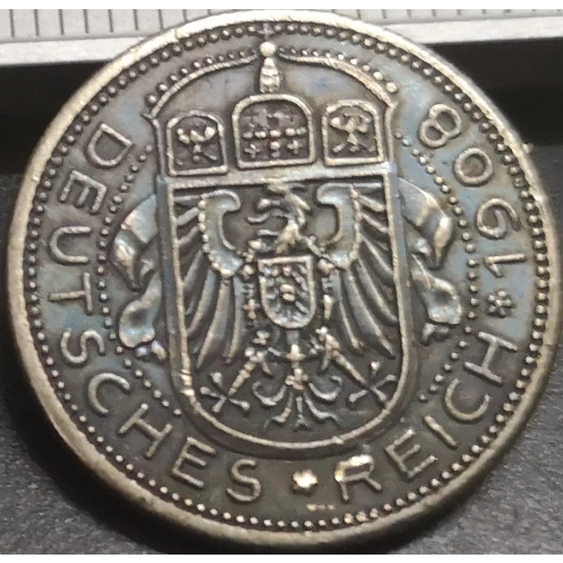 1908-D German 25 Pfennig Copy coin Type-4