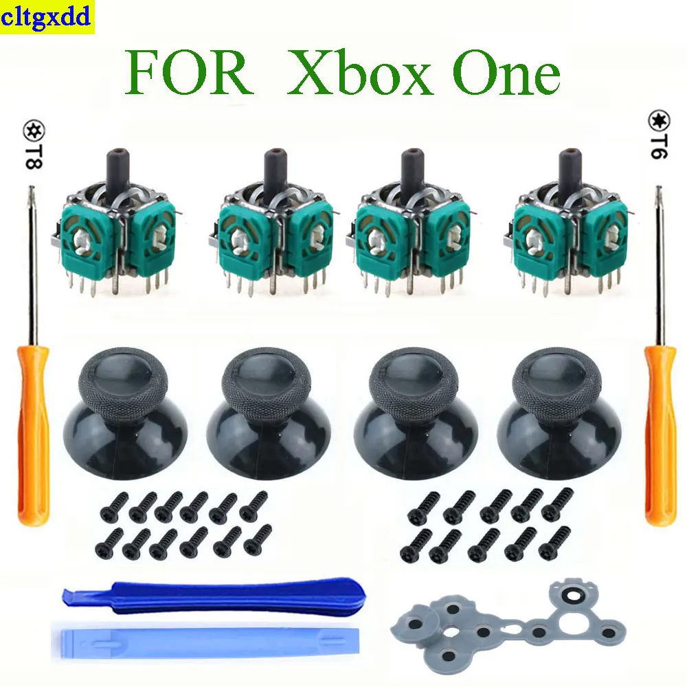 

Cltgxdd 1 set of 3D analog joystick sensor module potentiometer FOR XBox One 1 wireless controller 3D analog sensor accessories