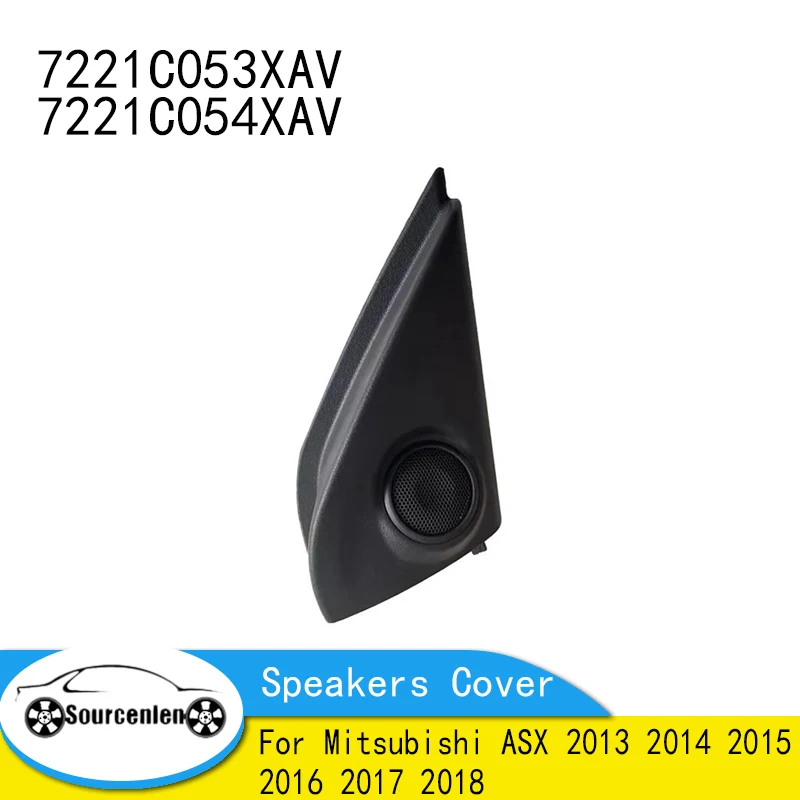 

Interior Tweeter Triangle Treble Horn Speakers Cover 7221C053XAV 7221C054XAV For Mitsubishi ASX 2013 2014 2015 2016 2017 2018