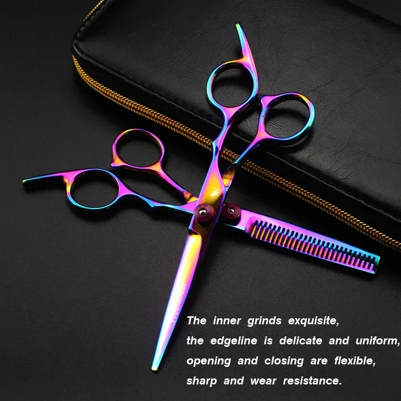 Professional 6 inch Hair Scissors Thinning Barber Cutting Hair Shears Scissor Tools Hairdressing Scissors