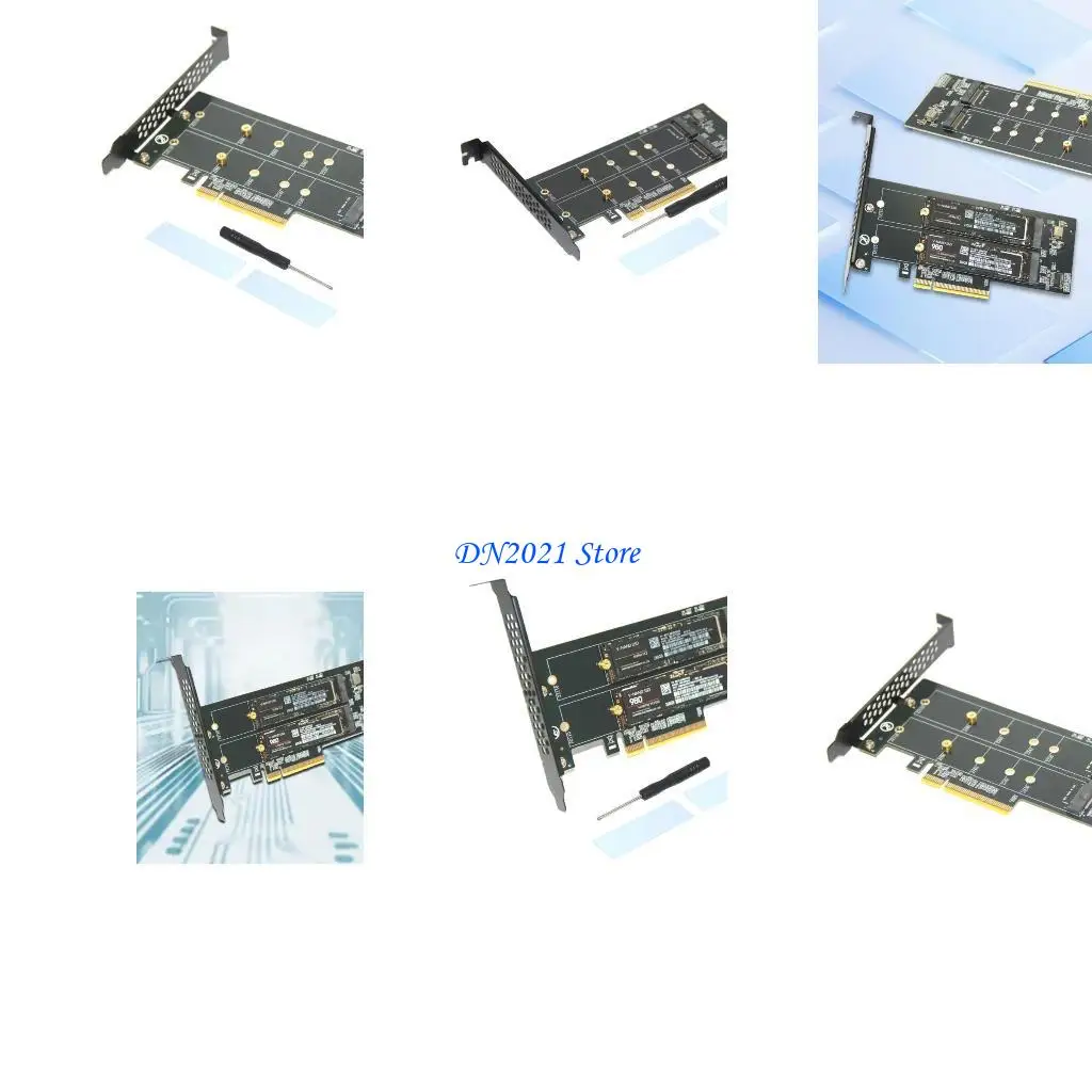 

F3KE Two M.2 NVME to PCIExpress RAIDs Controller Expansion Solution for Prolonged Computer System Usage