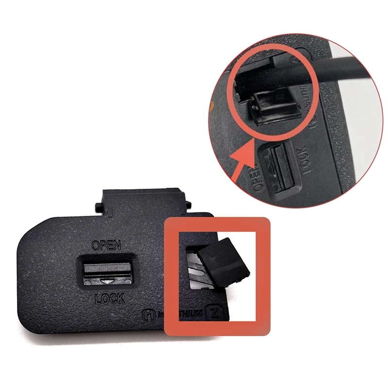 New 1Pcs New for Sony ILCE-7M4 A7M4 A7R4 A7S3 Fx3 A9M2 A1 Battery Door Cover Digital Camera Repair Parts-With Socket