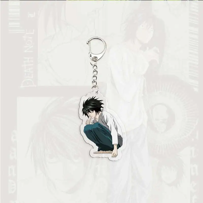 Death Note L Lawliet Keychain Anime Acrylic Pendant
