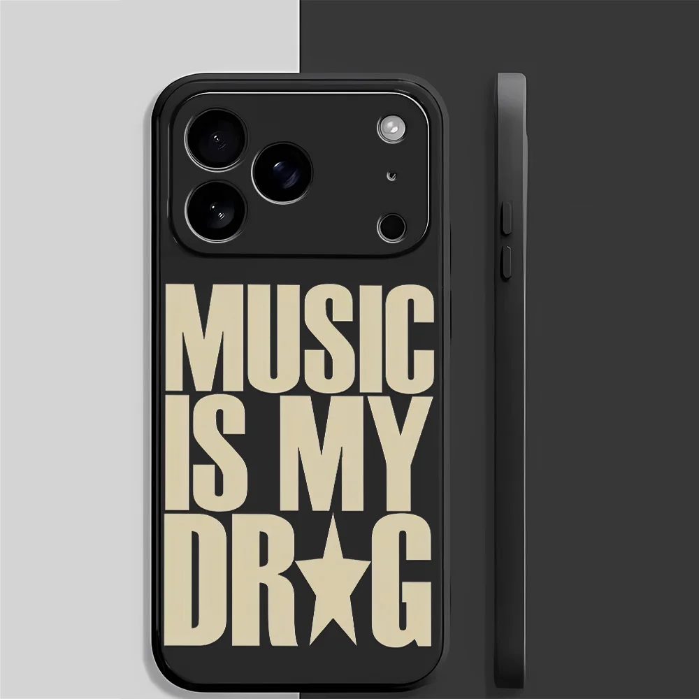 

Музыкальный чехол для телефона для iPhone 17 Pro Max/17 Pro/17/16/16 Pro/15/14/13/12/11/Pro/Plus – Модный эстетичный чехол, подарок для друга
