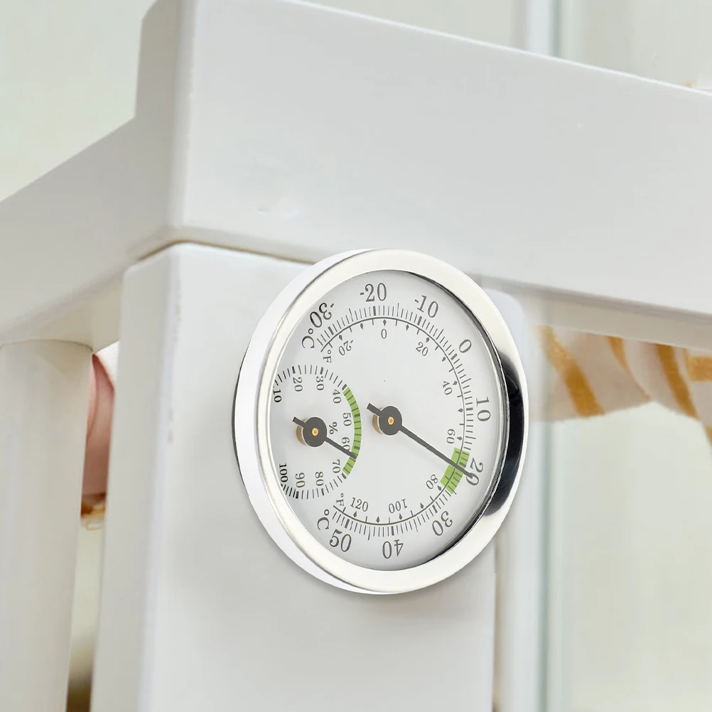 

3pcs Thermometer Hygrometer Aluminum Case Lens Temperature Humidity Sensor Gauge Outdoor Accurate