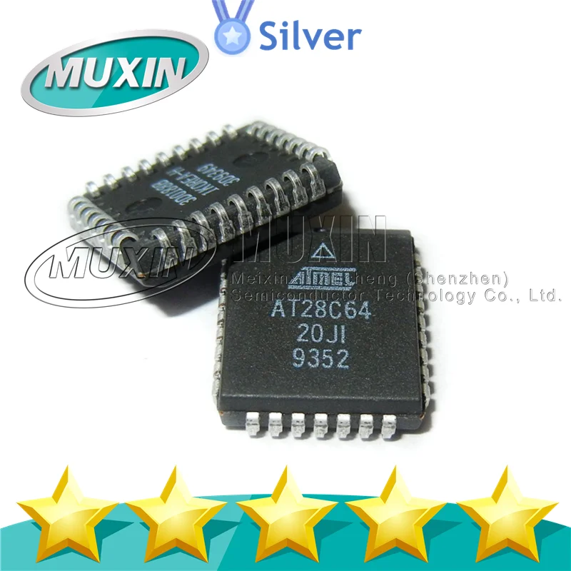 AT28C64-20JI PLCC32 Electronic Components AT28C64-20JI AT28C64B-15JC AT28C64B-15JU AT28HC256-12JI AT28HC256-12JU AT28HC256-70JI