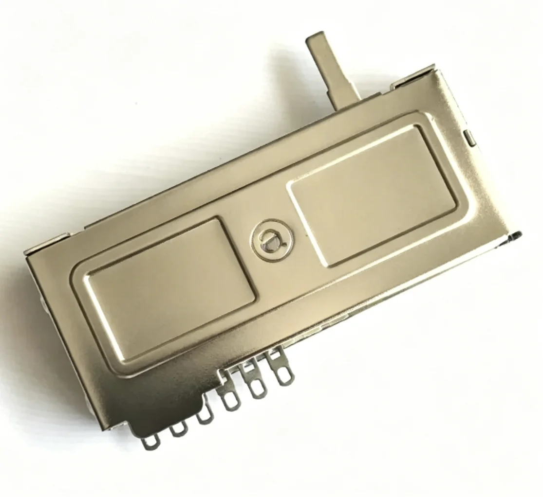 Taiwan ALPHA Sliding Potentiometer RA45K2F Dual Gang B100K Track Type Linear Slide Potentiometer Fader 1pcs