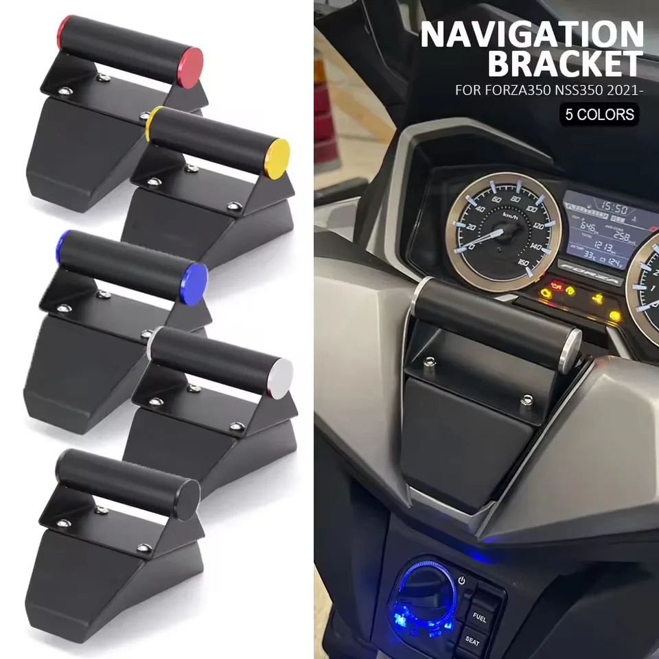 

New Stand Holder Phone Mobile Phone GPS Bracket 22mm For Honda Forza 350 Forza350 FORZA 350 FORZA350 NSS350 2021 2022 2023