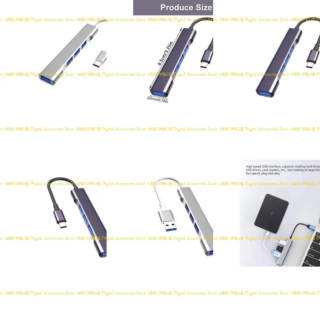 

E21E USB C/USB HUB в 4 PORT 3XUSB2.0+1XUSB3.0 5 Гбит/с передачи данных для PC Desktop