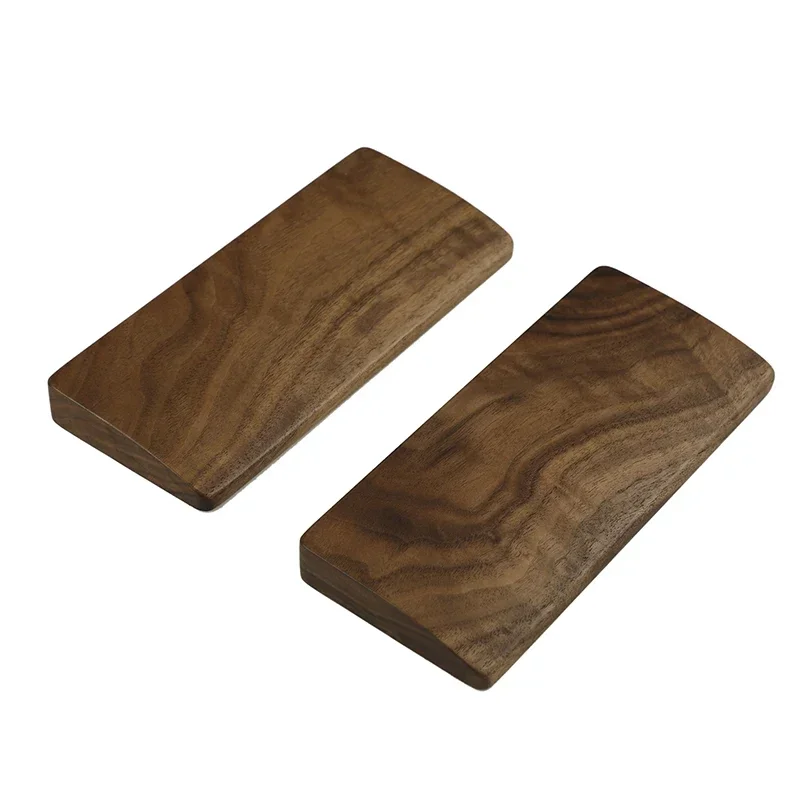Walnut Plam Rest 75% Custom Split Keyboard Solid Wooden Plam Stree Ergonomic Mechanical Keyboard Wrist Rest Gamer Accessories