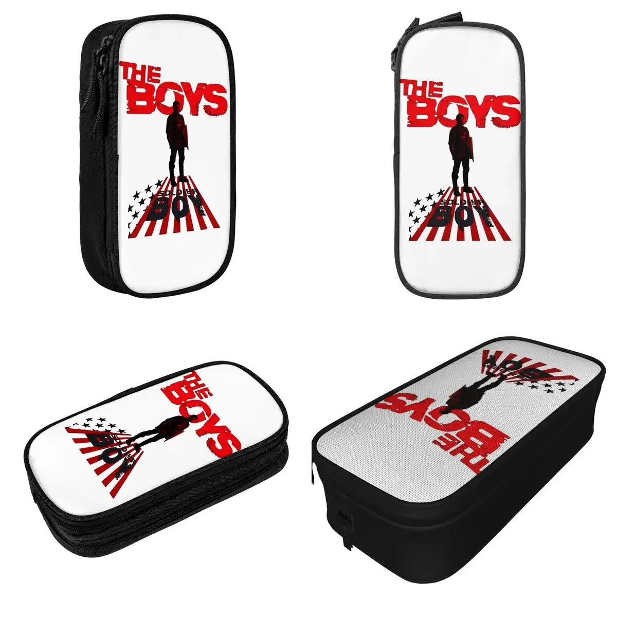 The Boys Homelander Hero Pen Box Double Layer Large Capacity Kids Pencilcase Perfect Gifts