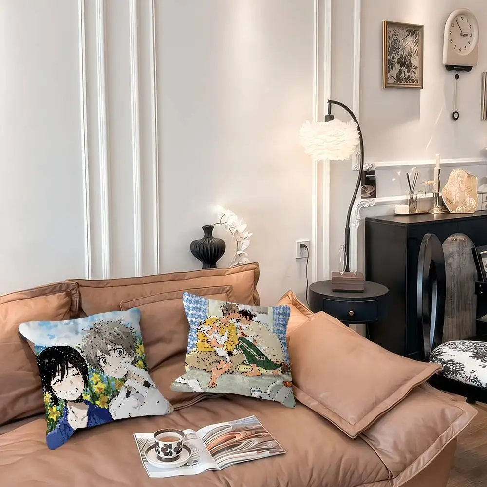 

Anime U-Umibe No N-Etranger Office Cushion Pillowcase Car Cushion Cover45X45CM Lumbar Pillowcase Sofa Pillowcover