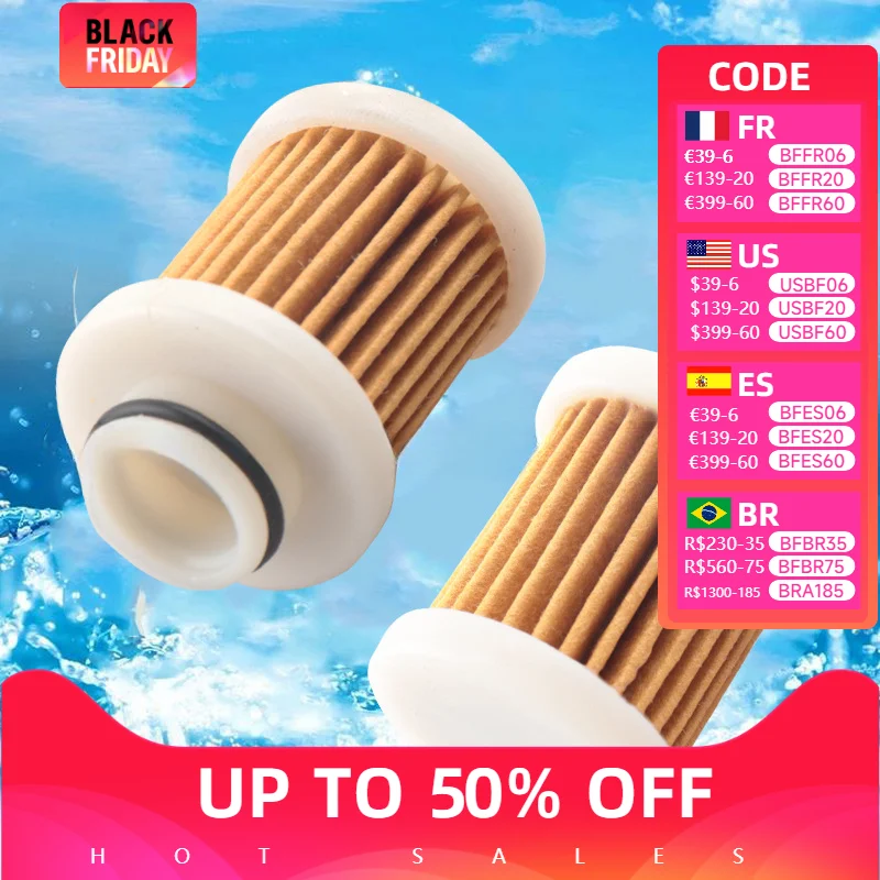 

JSRAOIMG Outboard Fuel Filter For YAMAHA F30B F40D F40F F40H F50F F50H FT50G F60C F60F FT60D F70A F80B F80C F100D F115A F115B
