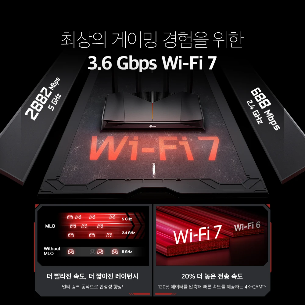 آرتشر Ge230 واي فاي 7 Be3600 منفاخ هواء سلكي/لاسلكي للألعاب واي فاي