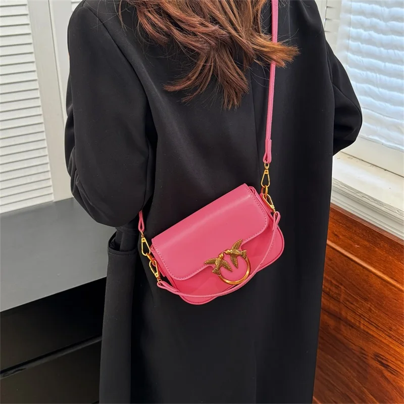 حقيبة كتف جلدية نسائية فاخرة أنيقة كلاسيكية حقيبة يد كروس مصممة لأسلوب الموضة الحديثة #4