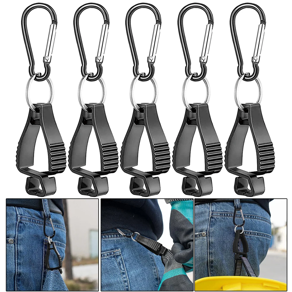 1/2/5Pcs Multi-function Glove Grabber Clip Guard Labor Work Clamp Grabber Guard Safety Antilost Working Glove Clip Holder Hanger