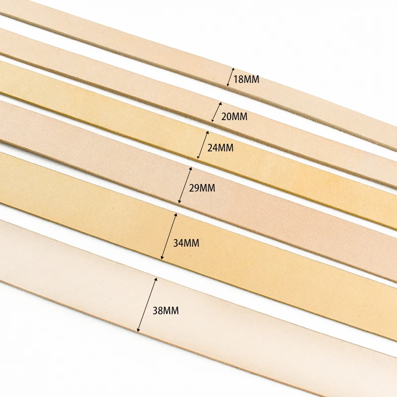 1Pc Deepeel 18/24/29/34/38mm*110/120cm First Layer Cowhide Leather Belt with Pin Buckle Head DIY Handmade Crafts Accessories