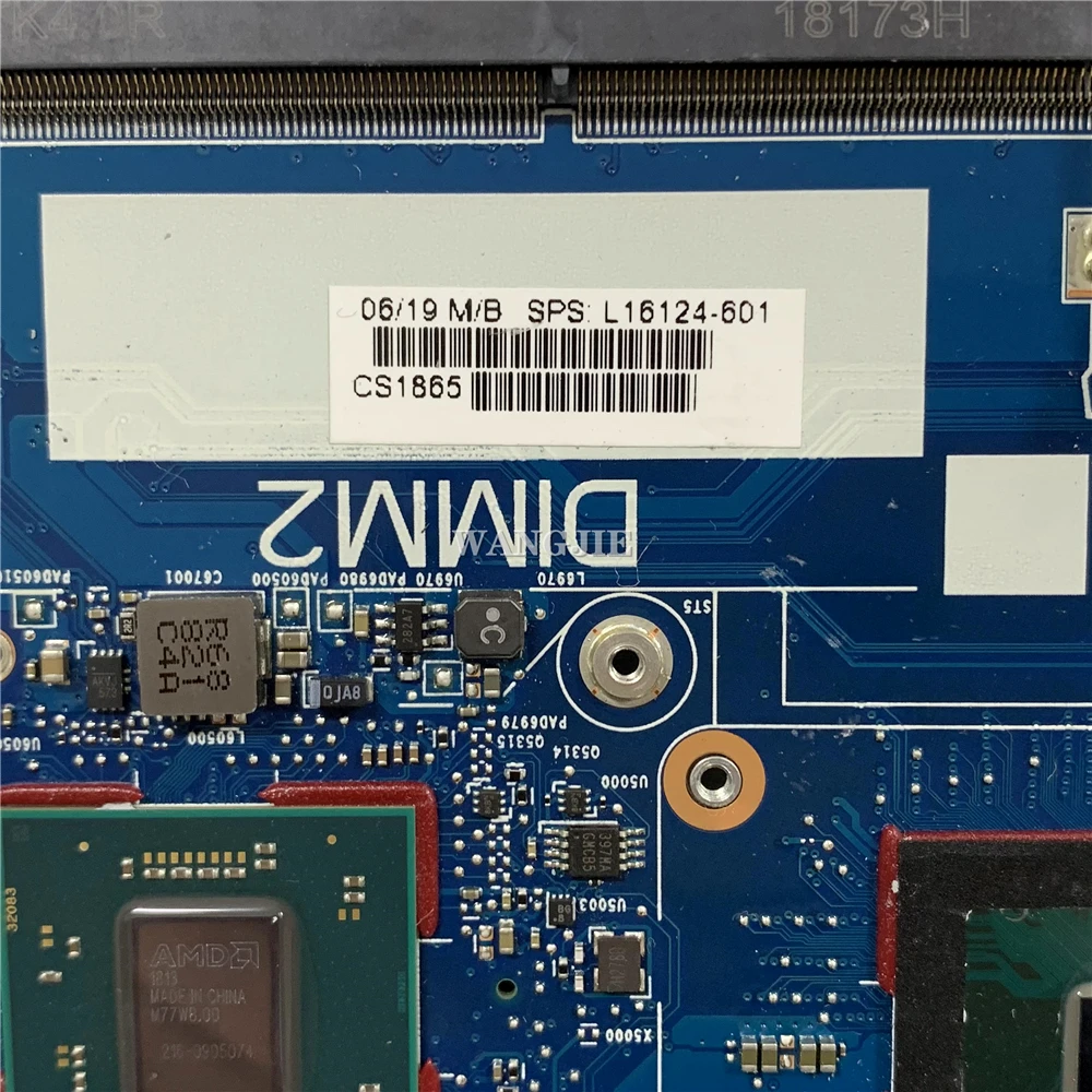 Placa-mãe portátil usada para HP 850 G5, 100% testado OK, i7-8550U CPU, L16124-601, L16124-001, 6050A3079801-MB-A01