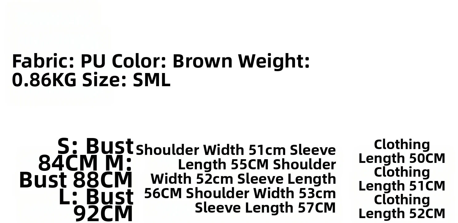 เสื้อโค้ทหนังสีน้ำตาลเข้มสไตล์อเมริกันสำหรับผู้หญิง ทรงหลวม สั้น ใส่สบาย เหมาะสำหรับฤดูใบไม้ร่วง