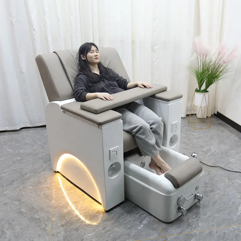 sofa do pedicure z podgrzewaniem rzęs, sofa do manicure, elektryczny fotel do masażu stóp