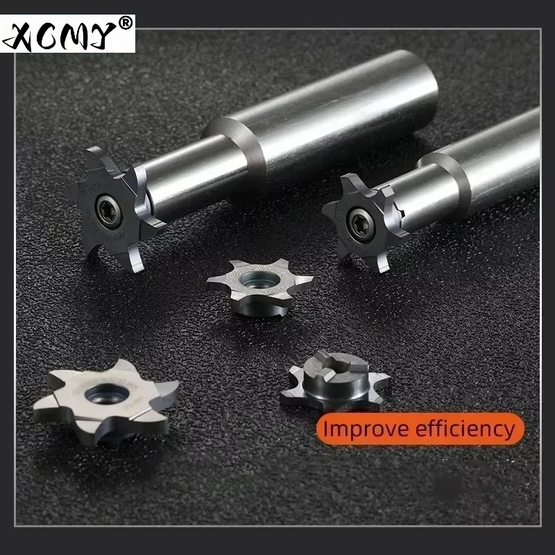 TXC T-Slot Thread Milling Cutter Thread Head Milling Cutter Internal Cooling Holder High-Efficiency Quick-Change Milling Cutter