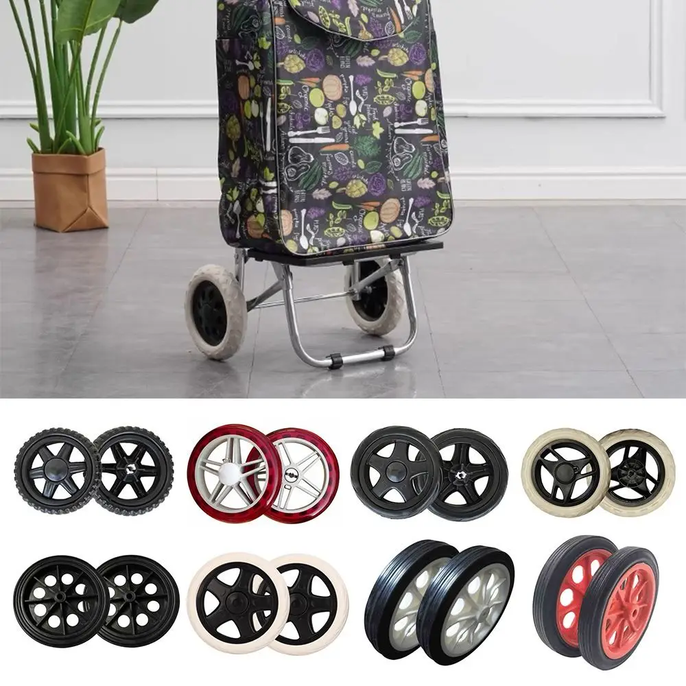 Fashion Flexible Shopping Cart Wheels Replacement Wear-resistant Travelling Trolley Caster Anti Slip Tire Wheel Fashion