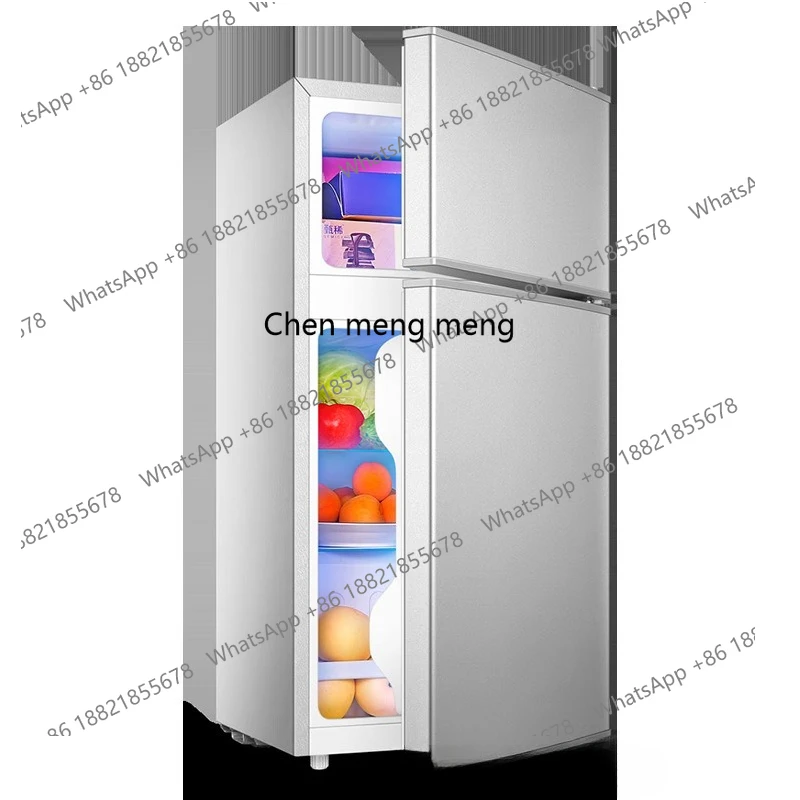 

Small dormitory rental room refrigeration mini double door refrigerator level 1
