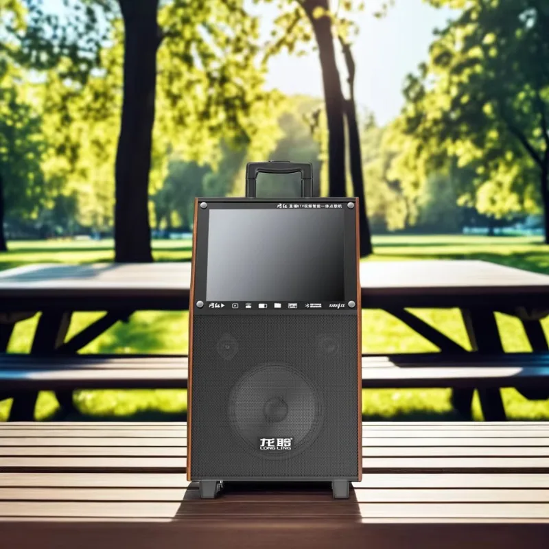 مكبرات الصوت K13 نظام الصوت المهنية الموسيقى الكاريوكي شاشة تعمل باللمس الذكية مكبر الصوت المنزل للخارجية أو الحفلات