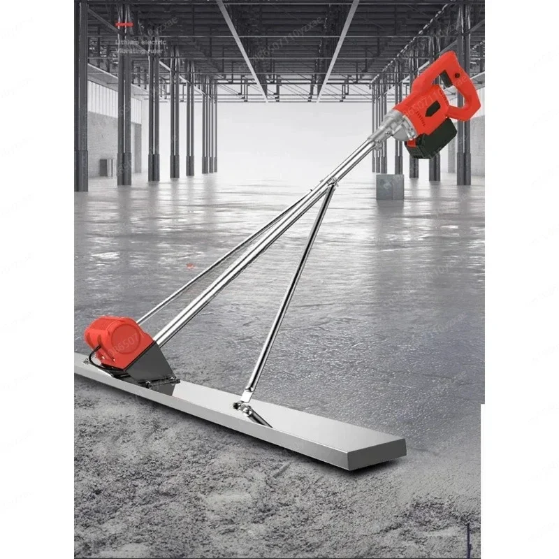 Electric Concrete Polisher level Floor Vibration Ruler Mortar Vibrator Screed Concrete Leveling Machine 48V 1m-2m