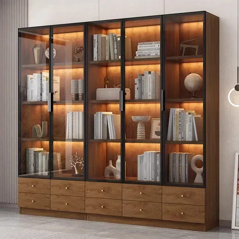 #Mid Century Modern Bookcase Cubby Storage Shelf Wall Floating Bookcase Display Stand Estanteria Libros Replica Furniture