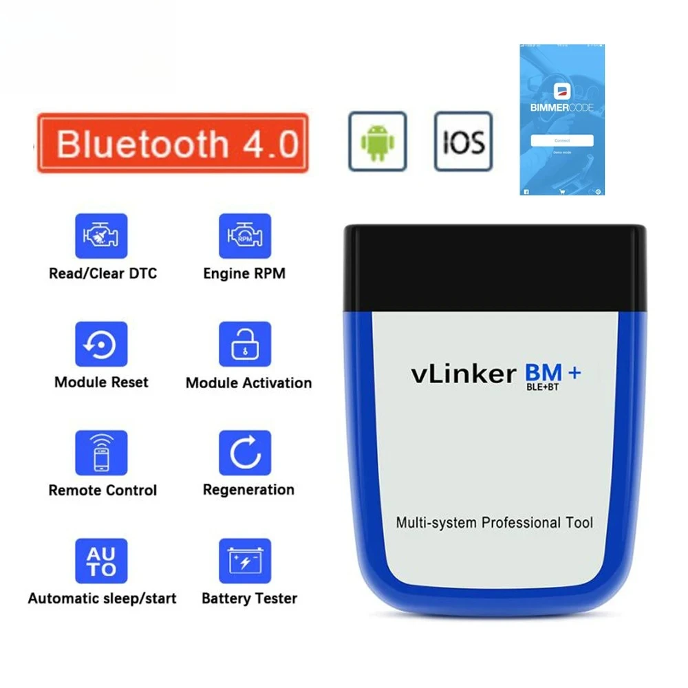 vgate-vlinker-bm-elm327-v22-bimmercode-bimmerlink-自動車コードリーダー-診断ツール-カースキャナー-obd2-bluetooth-40-30