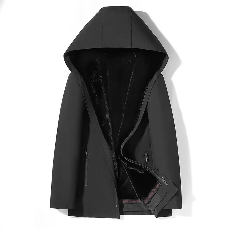 

Men's hooded skiing jacket waterproof jacket windproof winter