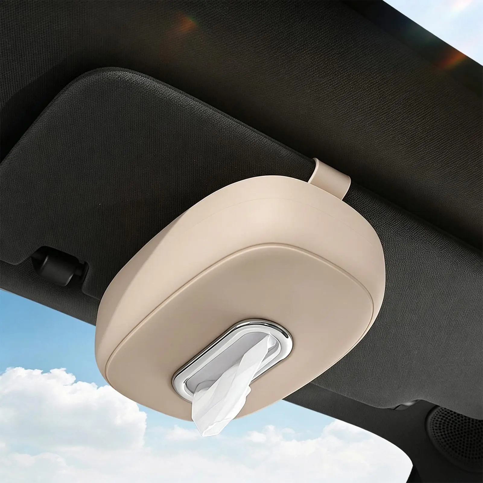 Car Napkin Holder PU Leather Headrest Organizer Container Tissue Car Holder For Automotive Truck RV Home Bathroom Office Toilet