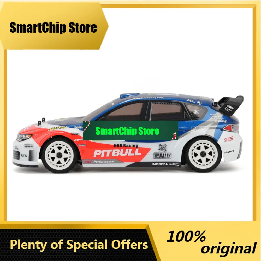 SmCpHNR H9804SR Pitbull 1/10 2.4G 4WD 90km/h Brushless Rally RC Car Metal Chassis Three Differentials Oil Shocks Vehicles Models