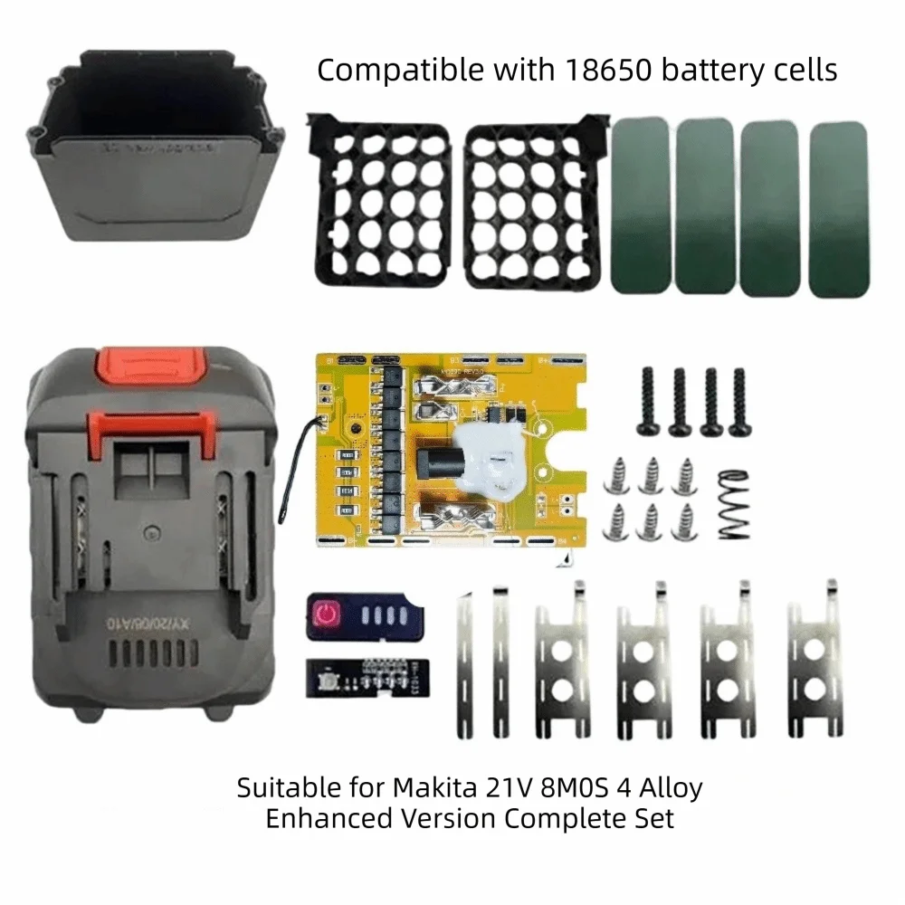 21V Battery Storage Box High-Power 40A Power Tools Case 10/15/20 Core Universal 18650 Battery Case for Makita Tool Accessories