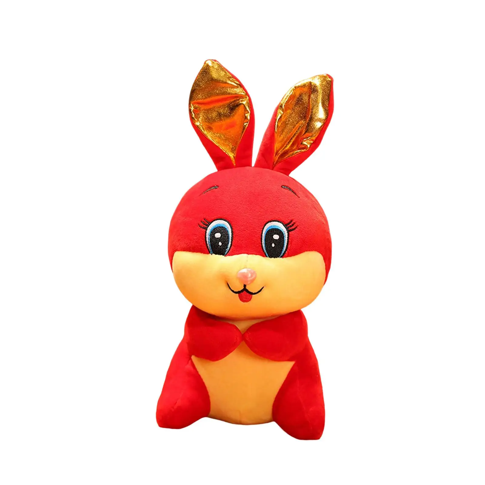 Adorable Rabbit Plush Pillow Soft Stuffed Animal Doll for Kids Adults Cute Bunny Toy Home Decor Sleeping Ornament Gift