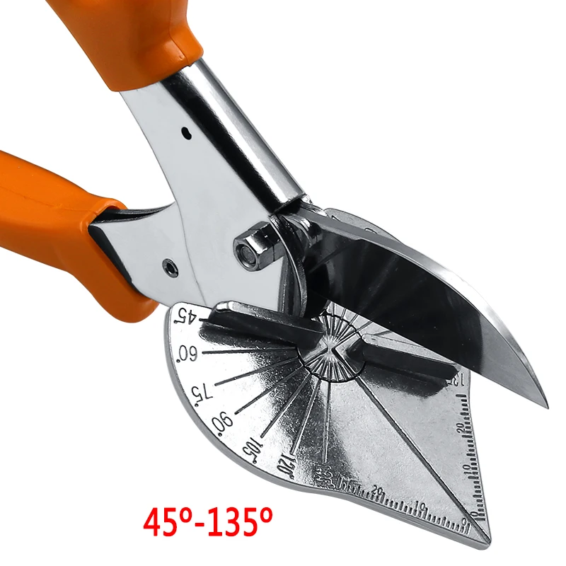 O50 45-135 Degree Multi Angle Mitre Siding Wire Duct Cutter PVC PE Plastic Pipe Hose Scissor Cut Housework home decor Plumbing