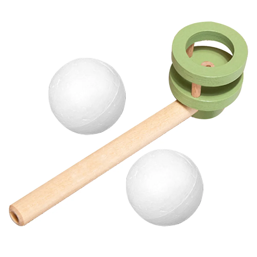 Jouet de soufflage de balle IkPipe flottant drôle pour enfants, les petits jouets de soufflage, jouets classiques pour enfants, jeu de souffleur en mousse de bois