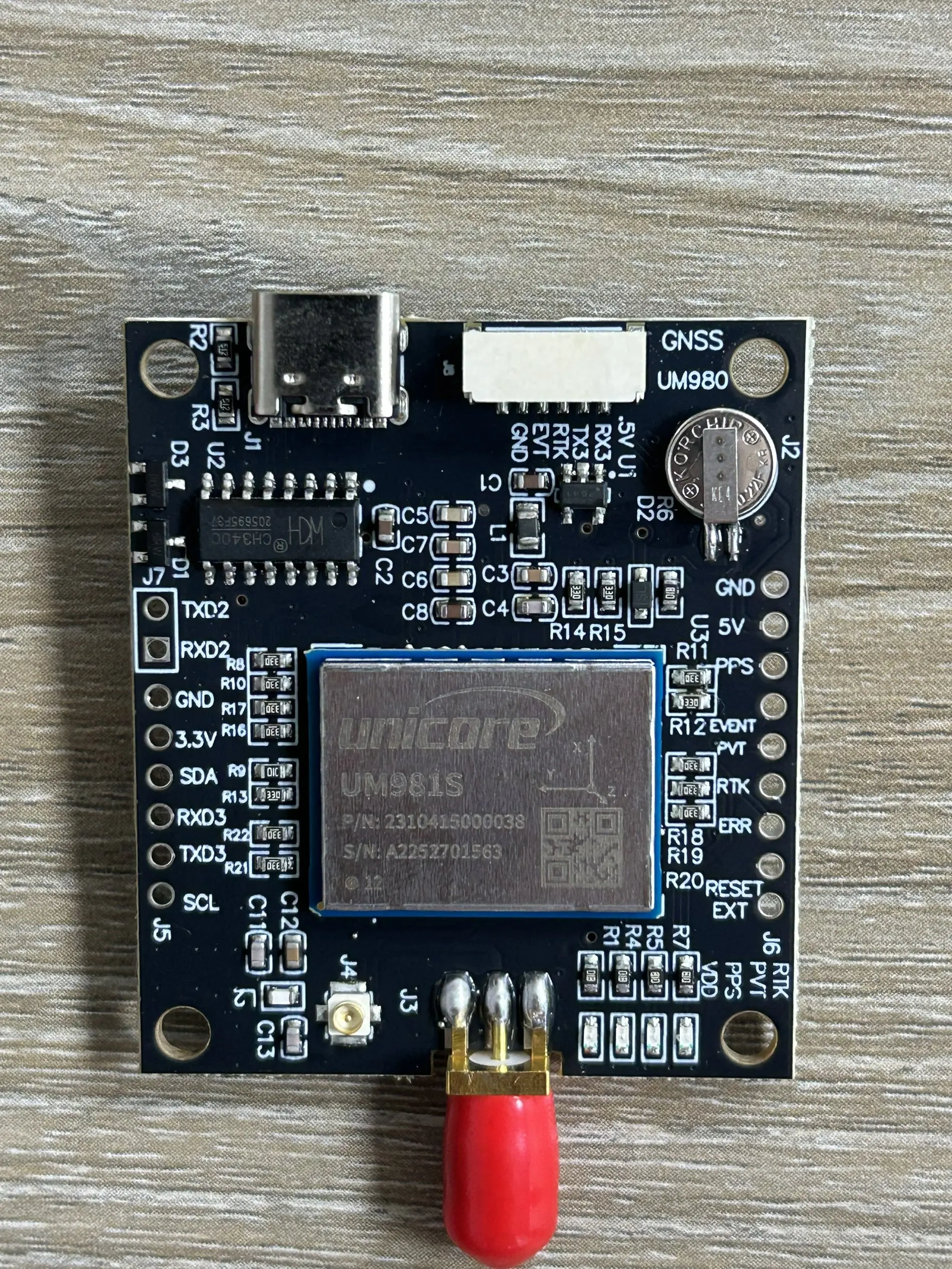 UM981S Excellent board Works Serial I2C and SPI ESP32 controlling I2C and SPI