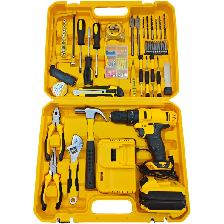 

21V Electric Drill Brush Portable 21V Impact Drill with Pure Copper Motor Handheld Power Tool Set OEM Supported Hand tools