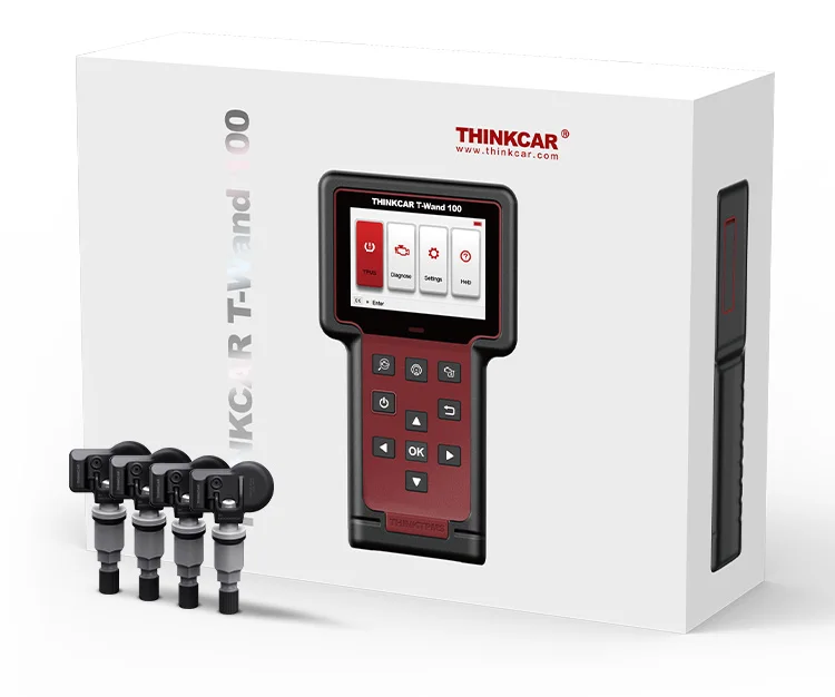 THINKCAR THINKTPMS T-stick 100 Universal جميع السيارات أدوات فحص ضغط الإطارات الاستشعار تفعيل القراءة التعلم البرمجة