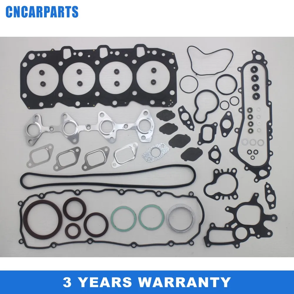 Full Head gasket set fit for Toyota 4 Runner Land cruiser 90 Prado Hi-lux 2982cc 8v 3.0 TD 04111-67025 VRS 1KZ 1KZT 1KZTE