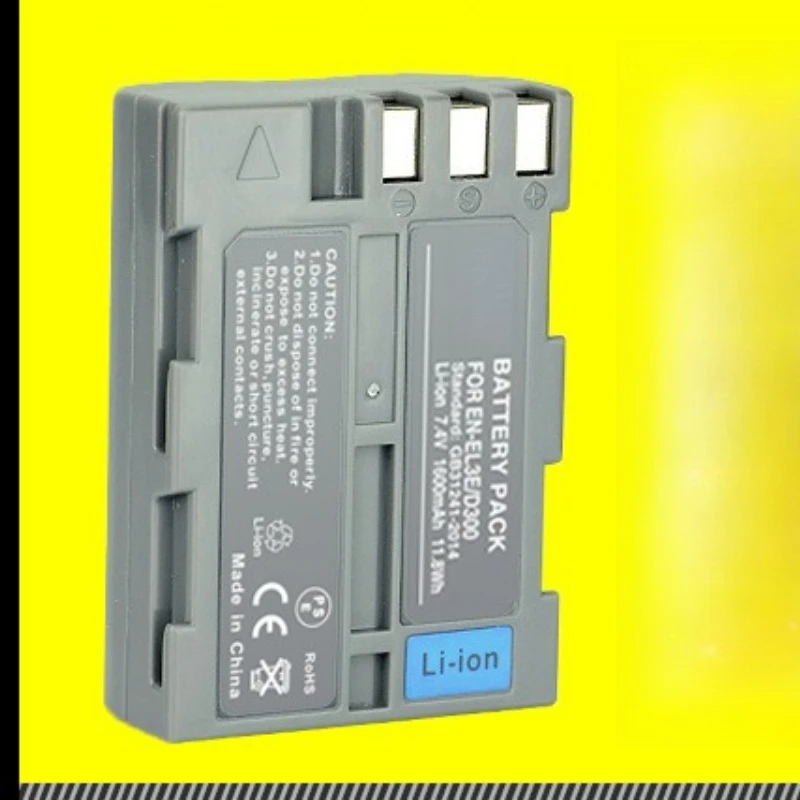

7.4v 1600mAh for Nikon EN-EL3E DSLR Battery ENEL3E Battery D200 D700 D90 D50 Multi Model Compatible Long Range Digital Battery