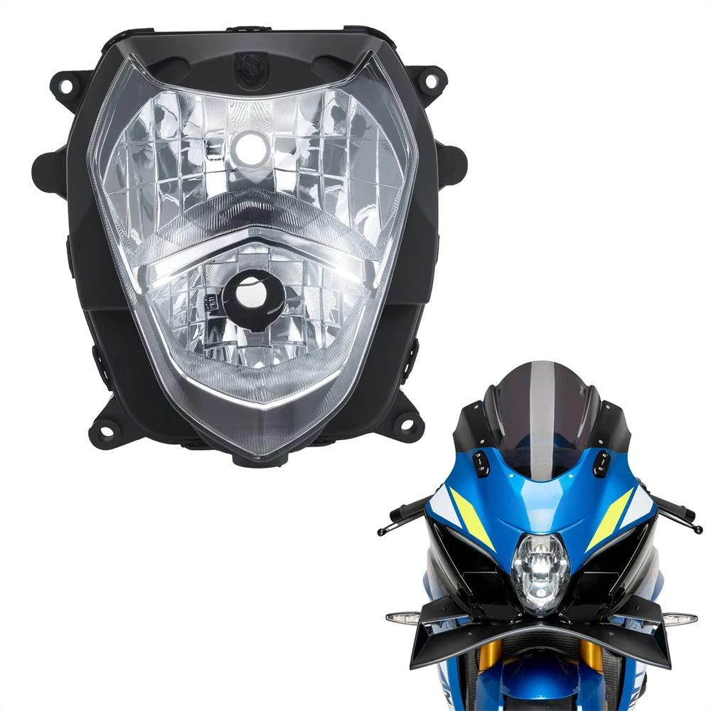 

Motorcycle Headlight Assembly Front Headlamp Light for Suzuki GSXR1000 2003-2004 K3