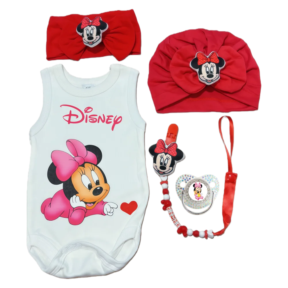 

Adorable Cartoon Baby Soother Clip Bead Chain, Infant Headband Hat for 0-6 Months Baby