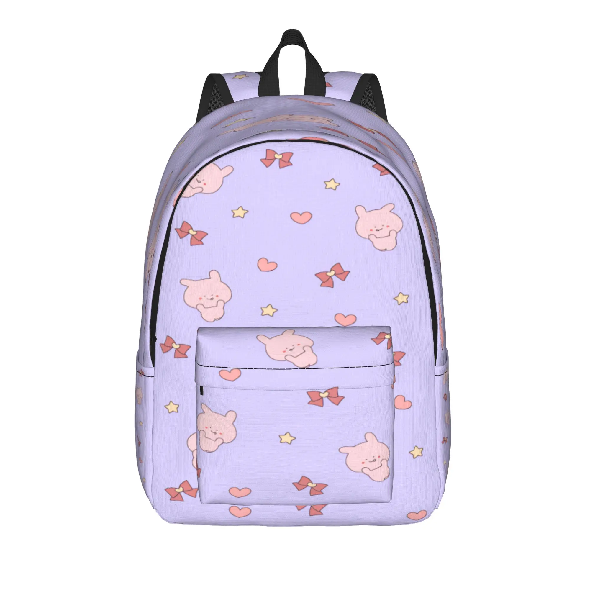 A-Asamimichans Backpack Youth  Durable Backpacks Polyester Kawaii High School Bags University Design Rucksack