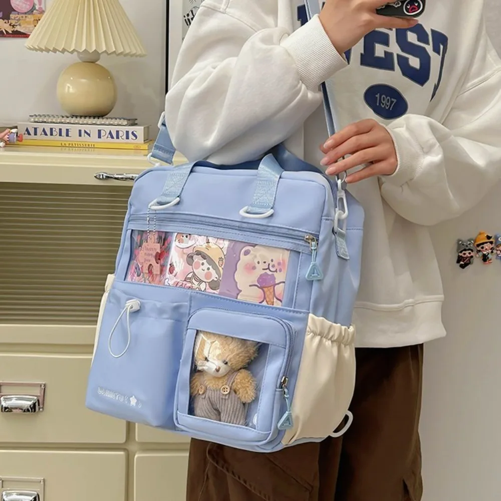 

New Casual Light and Simple Japanese Y2k Backpack Cool Girl Crossbody Bag Original Niche Design for Girls Cute Kawaii Ita Bag