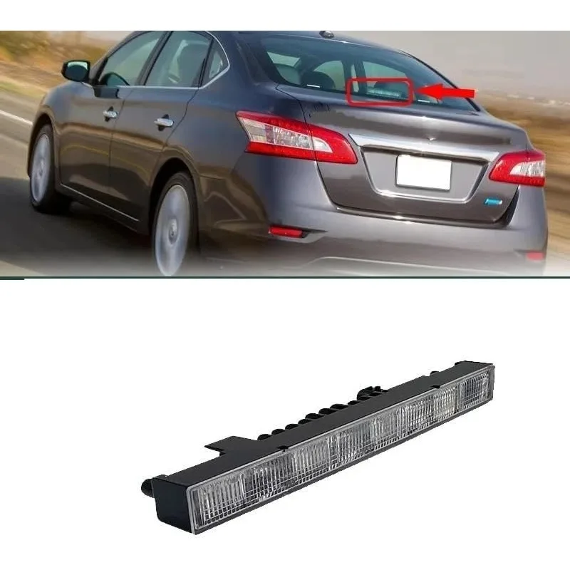 

Rear Third Brake Light for Nissan Livina Bluebird Sentra Sylphy B17 2012-2019 LED 26595-8995A 26595-8997A
