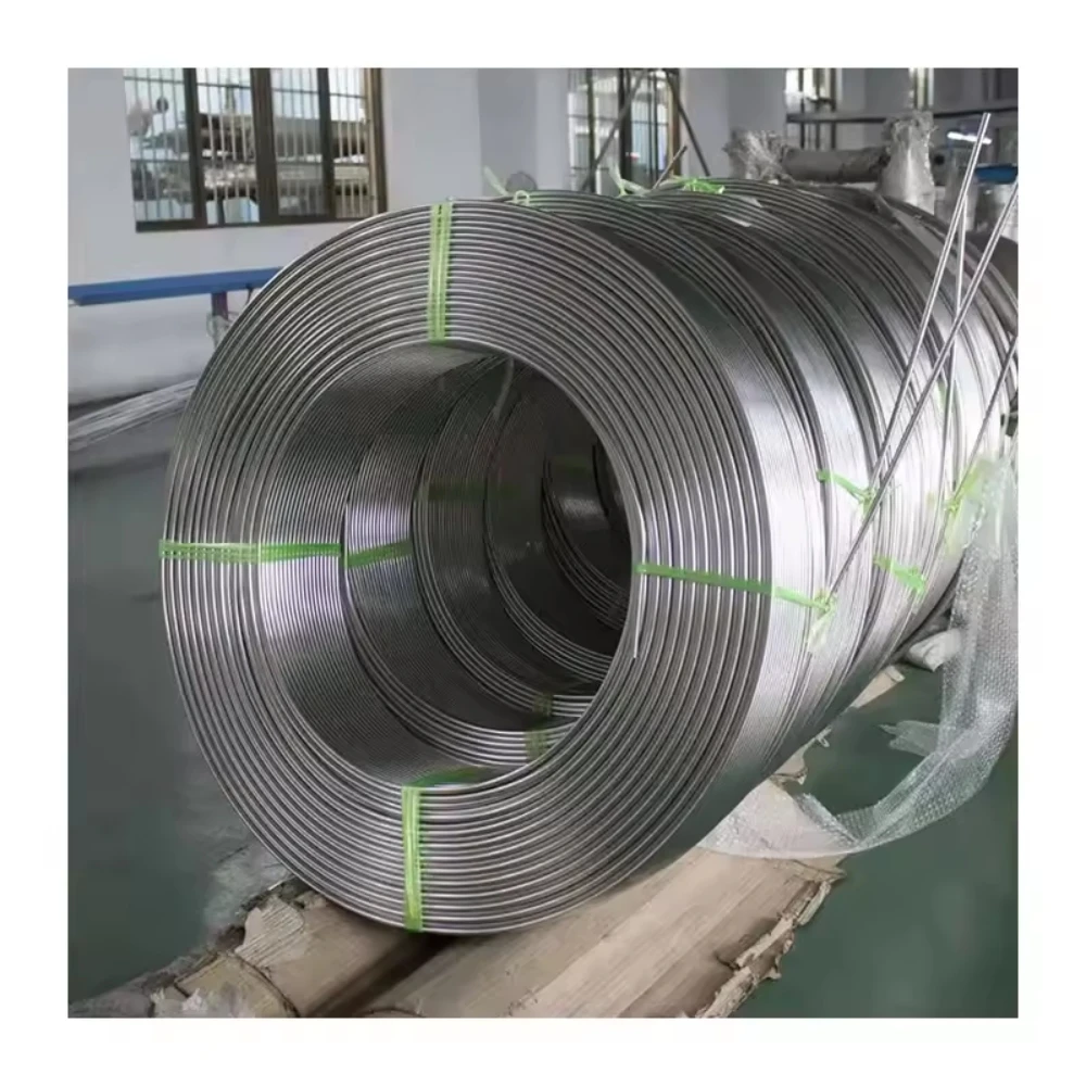 304 316 Welded Spiral Heat Exchanger Stainless Steel Cooling Coil Tube Pipe